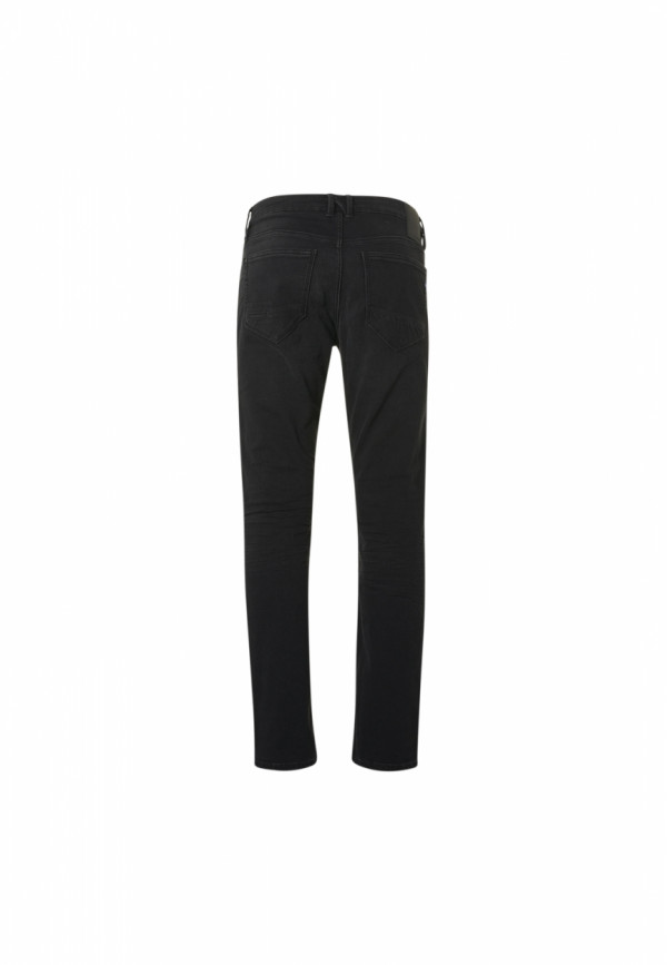 REGULAR FIT STRETCH BLACK DENIM RESPONSIBLE CHOICE