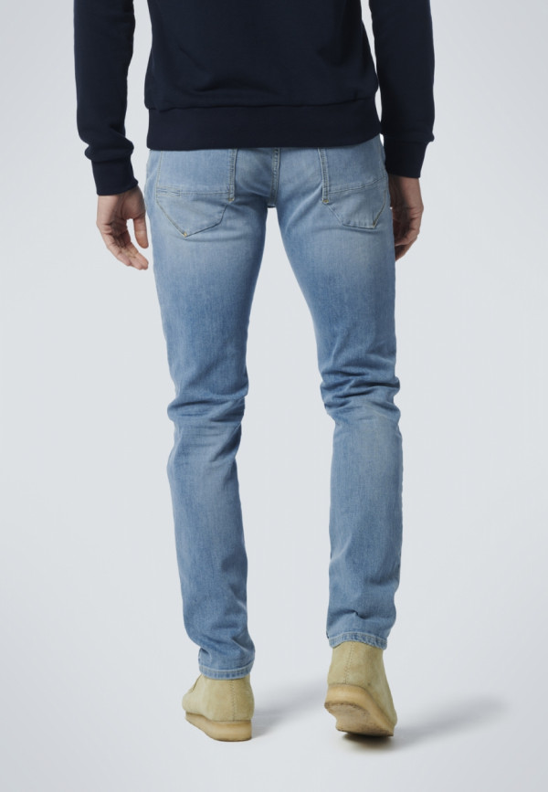TAPERED FIT STRETCH LIGHT BLUE DENIM RESPONSIBLE CHOICE