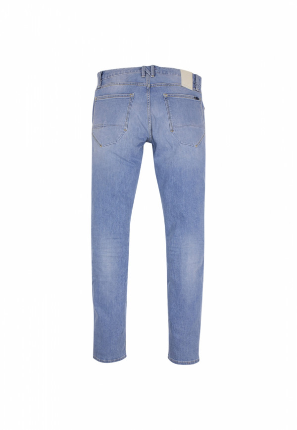 TAPERED FIT STRETCH LIGHT BLUE DENIM RESPONSIBLE CHOICE
