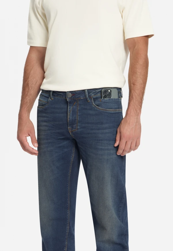 RELAXED FIT DIRTY USED DENIM STRETCH
