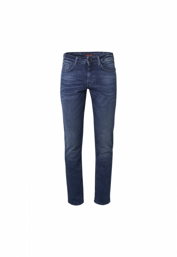 REGULAR FIT STRETCH DARK BLUE DENIM RESPONSIBLE CHOICE