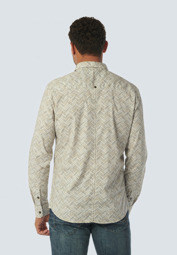 ΜΑΚΡΥΜΑΝΙΚΟ ΠΟΥΚΑΜΙΣΟ STRETCH ALL OVER PRINTED MOSAIC