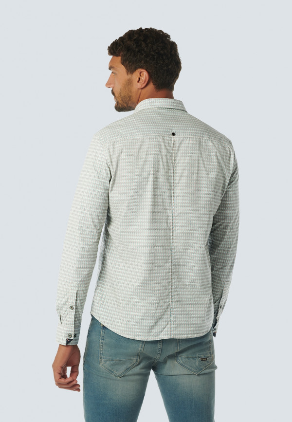 ΜΑΚΡΥΜΑΝΙΚΟ ΠΟΥΚΑΜΙΣΟ STRETCH ALL OVER PRINTED