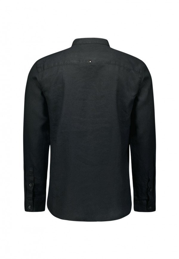 ΛΙΝΟ ΜΟΝΟΧΡΩΜΟ ΠΟΥΚΑΜΙΣΟ GRANDDAD COLLAR