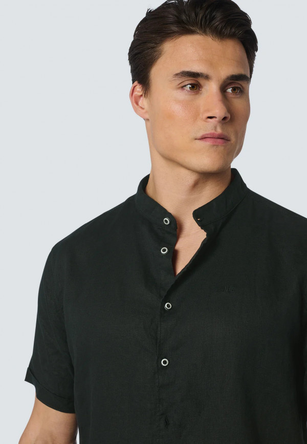 ΛΙΝΟ ΚΟΝΤΟΜΑΝΙΚΟ ΠΟΥΚΑΜΙΣΟ GRANDDAD COLLAR
