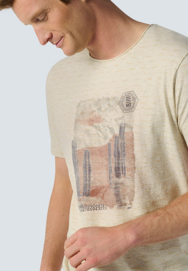 CREWNECK SLUB T-SHIRT ME ΛΙΝΟ
