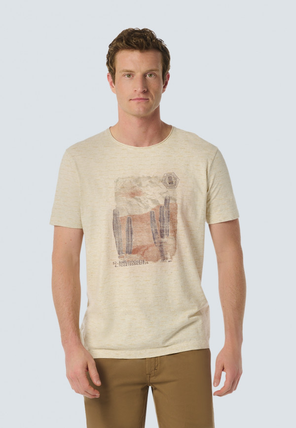 CREWNECK SLUB T-SHIRT ME ΛΙΝΟ