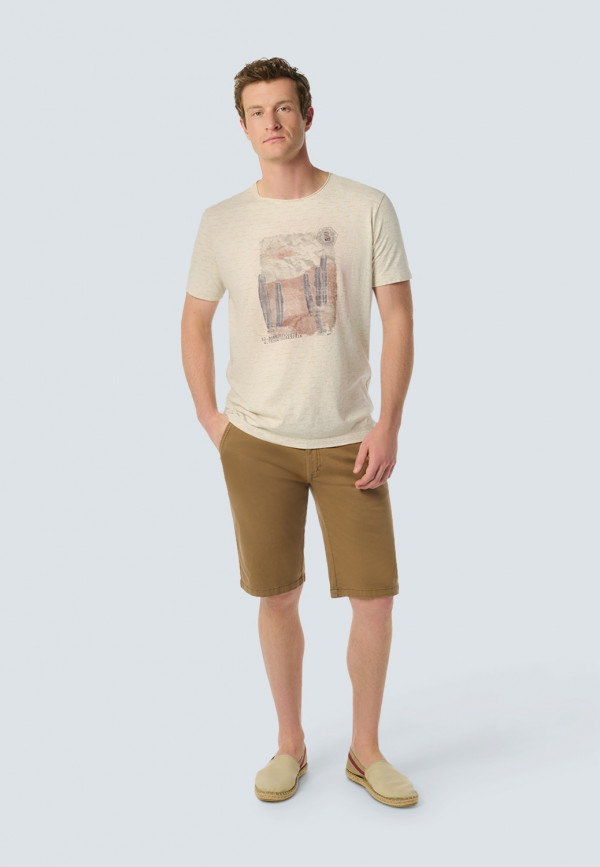 CREWNECK SLUB T-SHIRT ME ΛΙΝΟ