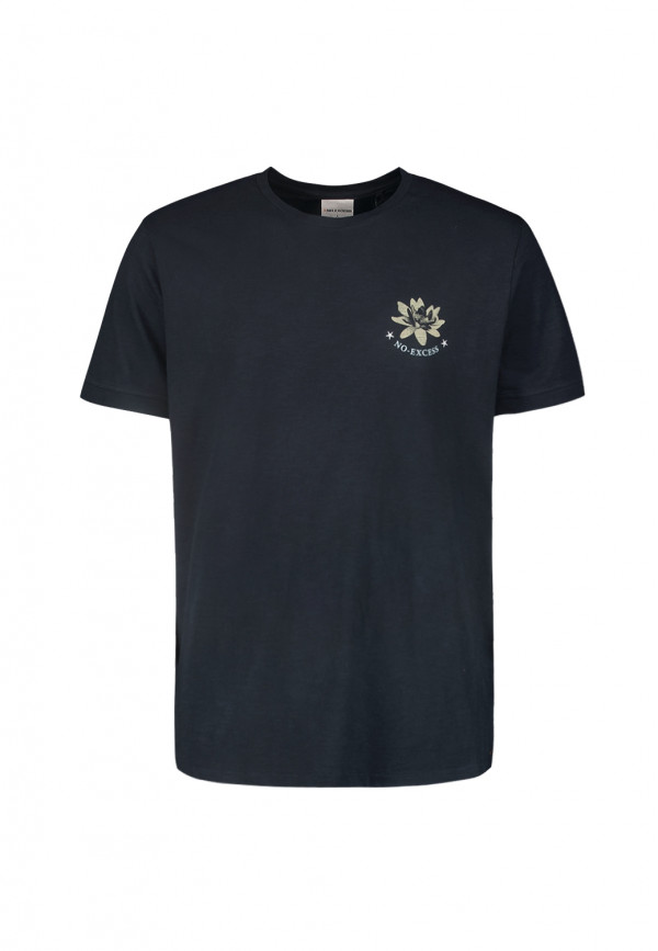 Τ-SHIRT WITH LOTUS FLOWER DESIGN ΑΠΟ ΒΑΜΒΑΚΕΡΗ ΦΛΑΜΑ
