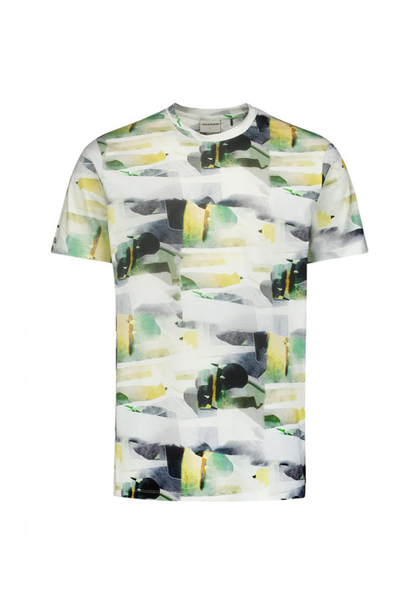 T-SHIRT CREWNECK ALLOVER PRINTED