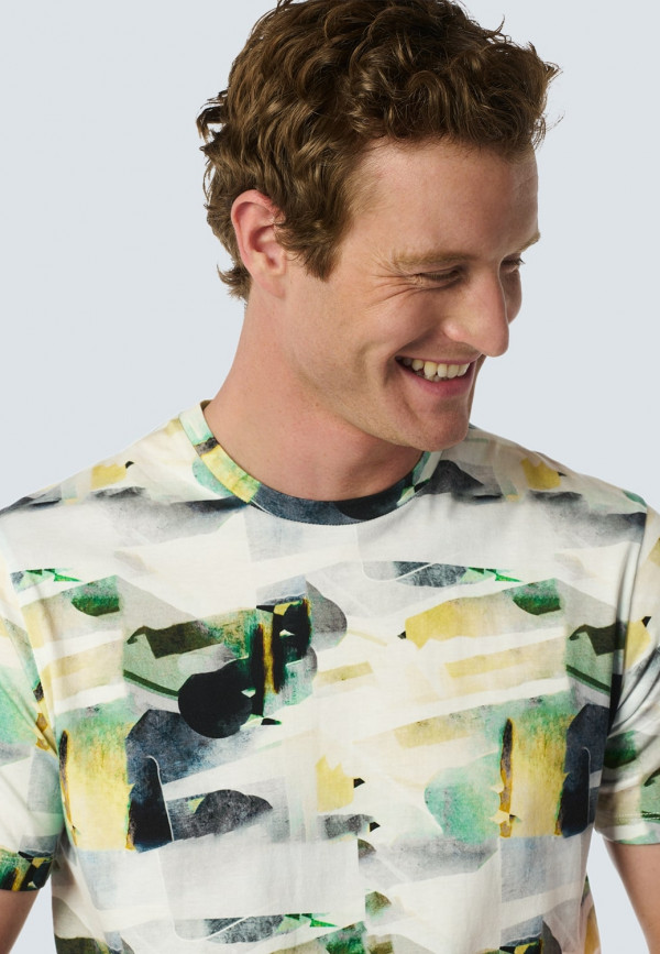 T-SHIRT CREWNECK ALLOVER PRINTED