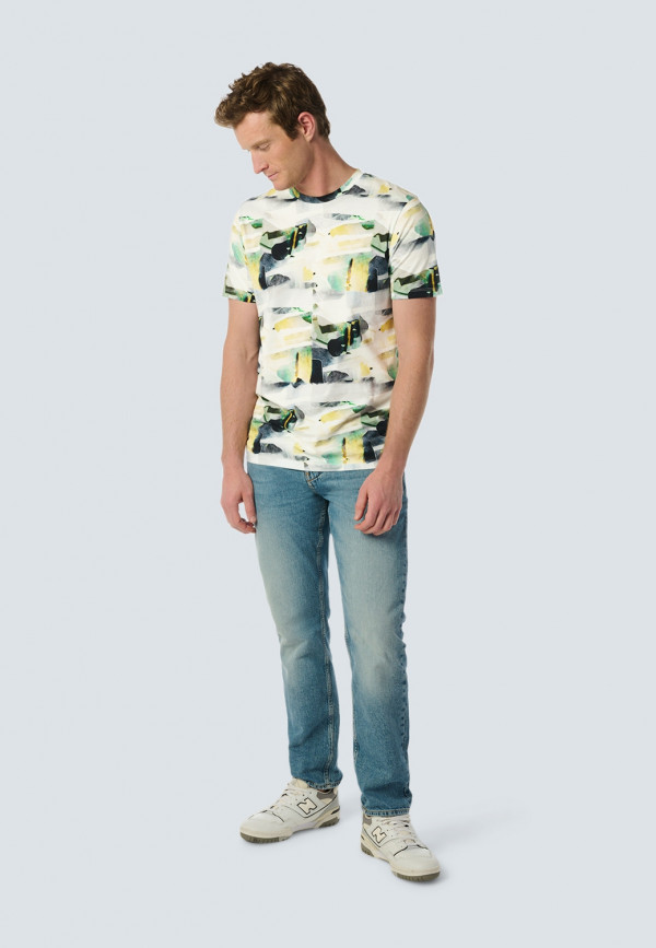 T-SHIRT CREWNECK ALLOVER PRINTED