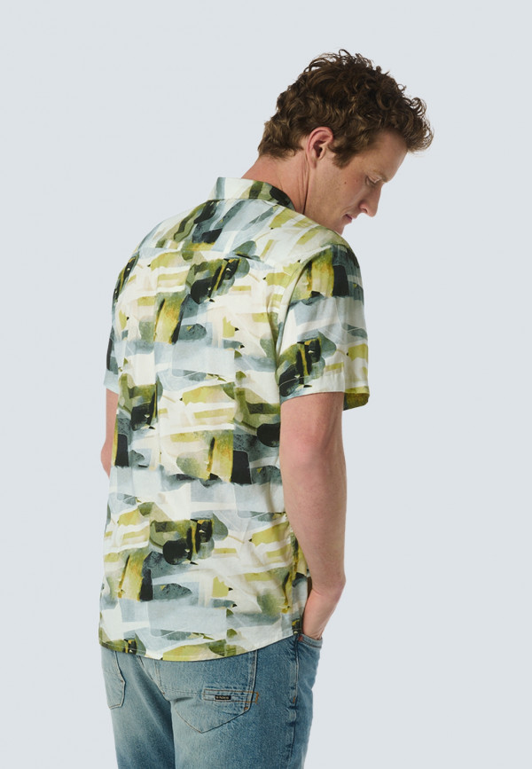 ΚΟΝΤΟΜΑΝΙΚΟ ΠΟΥΚΑΜΙΣΟ RESORT COLLAR ARTISTIC PRINT