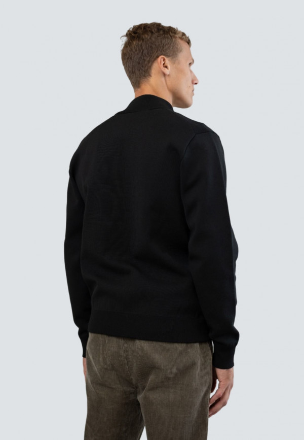 ΜΑΥΡΗ ΖΑΚΕΤΑ 2 COLOURED DOUBLE KNIT
