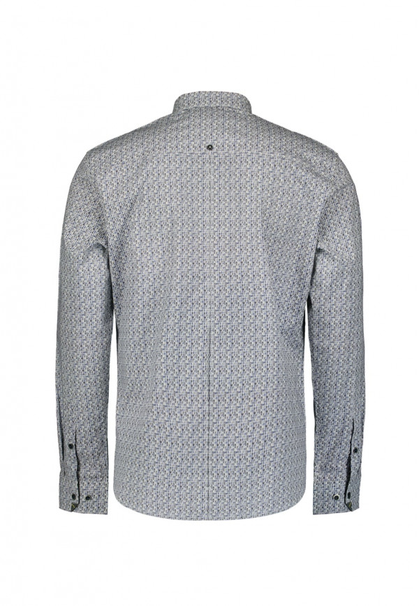 ΜΑΚΡΥΜΑΝΙΚΟ ΠΟΥΚΑΜΙΣΟ STRETCH ALLOVER PRINTED