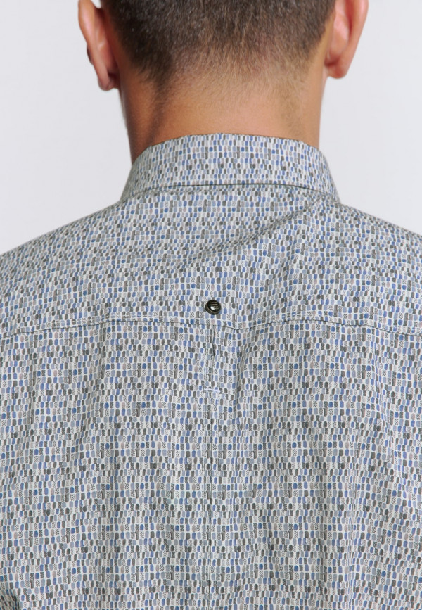 ΜΑΚΡΥΜΑΝΙΚΟ ΠΟΥΚΑΜΙΣΟ STRETCH ALLOVER PRINTED