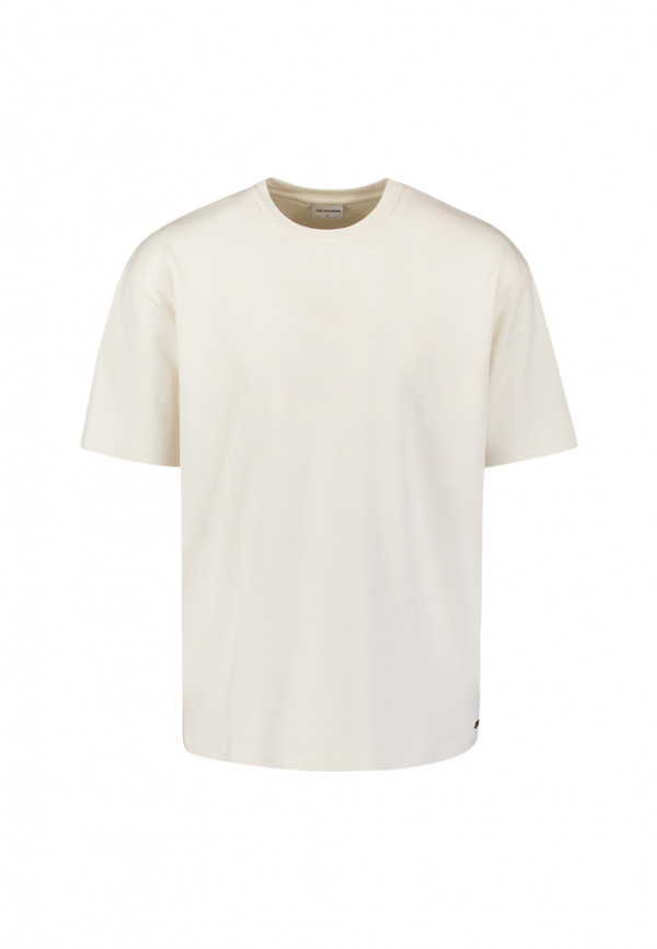 Τ-SHIRT CREWNECK HEAVY SOLID BACK PRINT