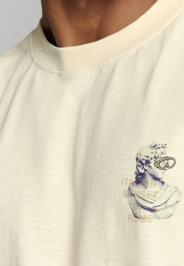 Τ-SHIRT CREWNECK SLUB SUNSET IN ROME