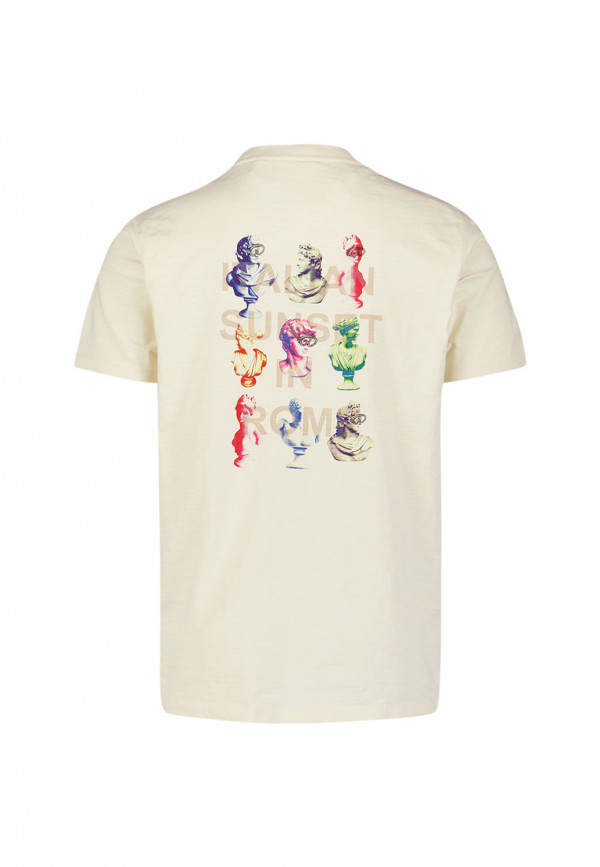 Τ-SHIRT CREWNECK SLUB SUNSET IN ROME