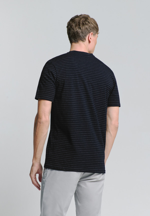 T-SHIRT CREWNECK SMALL MARINE STRIPE