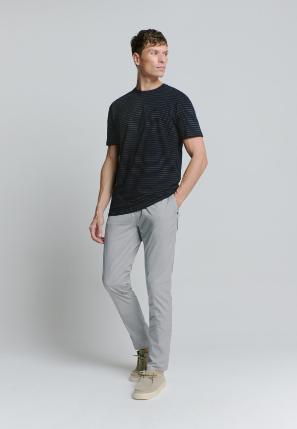 T-SHIRT CREWNECK SMALL MARINE STRIPE