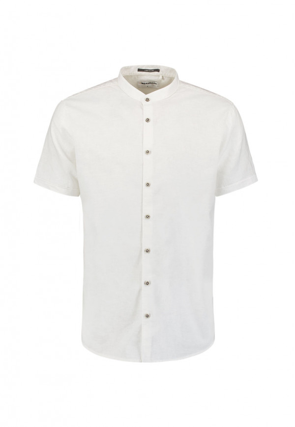 ΜΟΝΟΧΡΩΜΟ ΚΟΝΤΟΜΑΝΙΚΟ ΠΟΥΚΑΜΙΣΟ GRANDDAD COLLAR LINEN BLEND