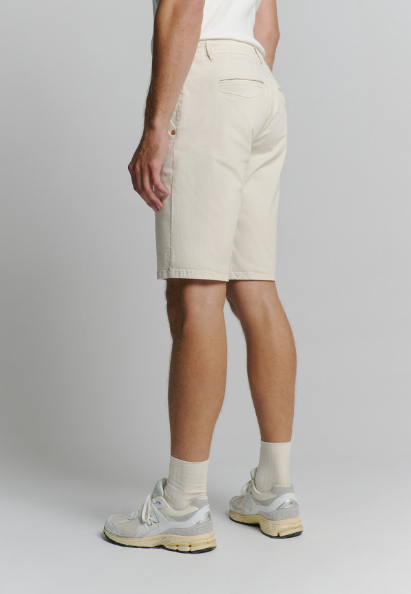 ΒΕΡΜΟΥΔΑ CHINO GARMENT DYED TWILL STRETCH ELASTIC WAISTBAND