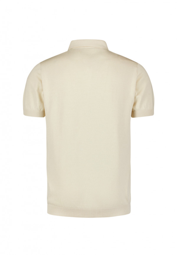 KONTOMANIKO ΠΛΕΚΤΟ POLO SOLID PLACED JACQUARD