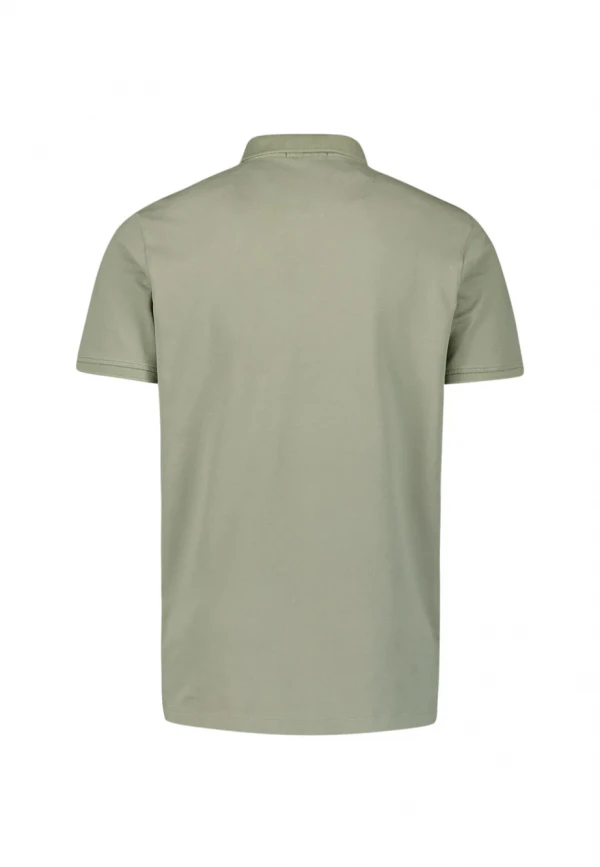 POLO ZIP PIQUE GARMENT DYED