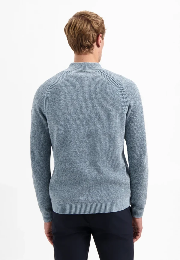 ΠΛΕΚΤΟ HALF-ZIP MELANGE CHENILLE