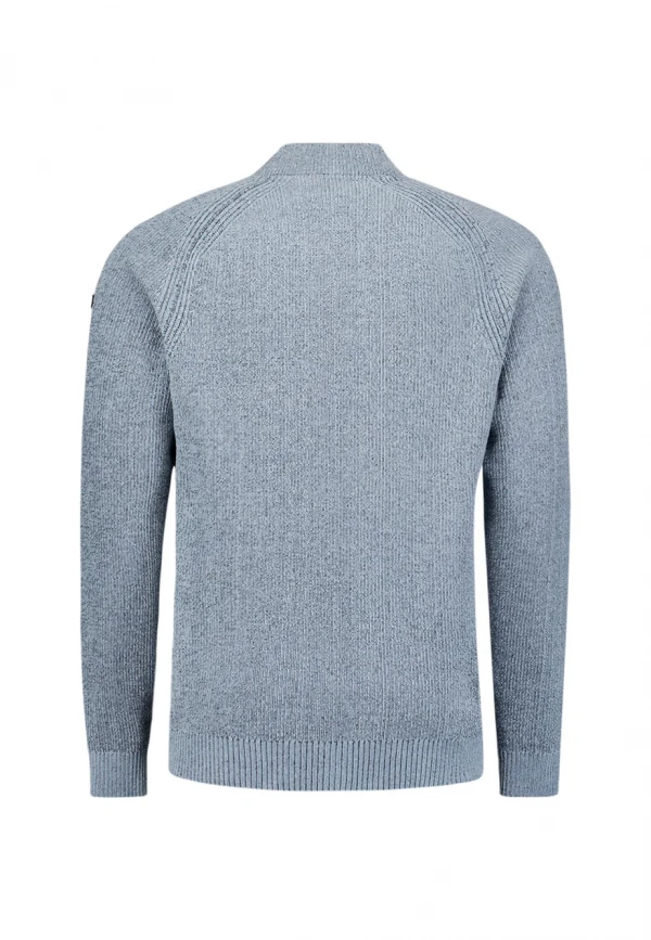 ΠΛΕΚΤΟ HALF-ZIP MELANGE CHENILLE