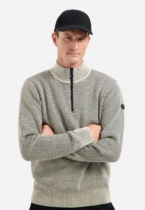 ΠΛΕΚΤΟ HALF-ZIP 2 COLOURED MELANGE
