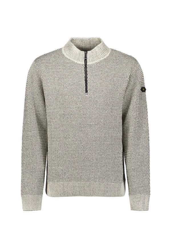 ΠΛΕΚΤΟ HALF-ZIP 2 COLOURED MELANGE