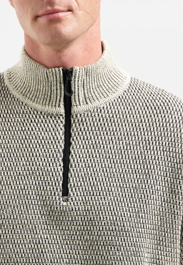 ΠΛΕΚΤΟ HALF-ZIP 2 COLOURED MELANGE