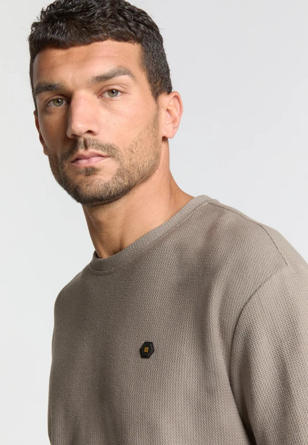 RELAXED FIT KONTOMANIKO SOLID JACQUARD