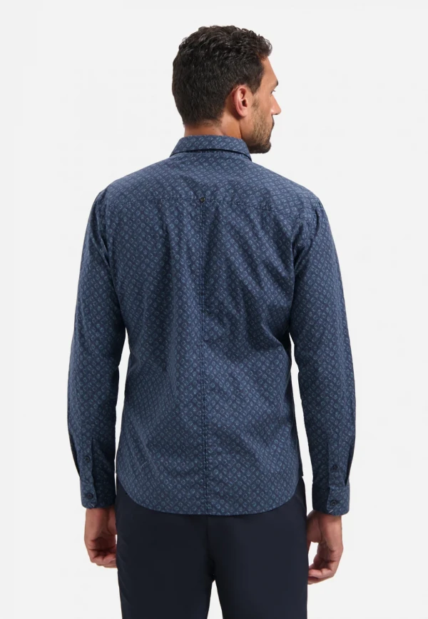 ΜΑΚΡΥΜΑΝΙΚΟ ΠΟΥΚΑΜΙΣΟ STRETCH ALL OVER PRINTED