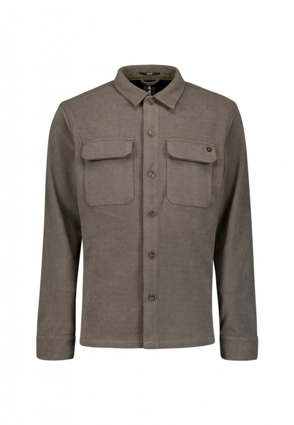 BUTTONED OVERSHIRT SWEAT