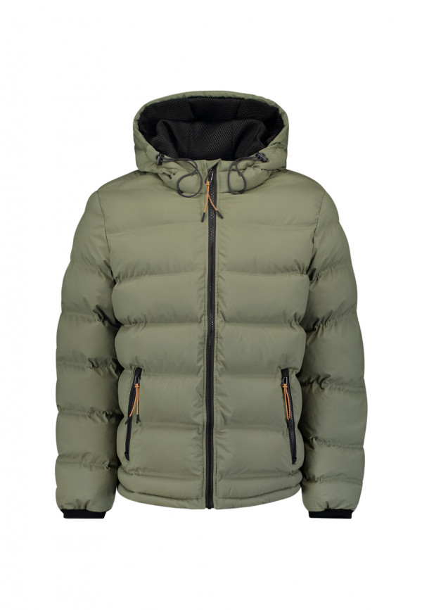 ΜΠΟΥΦΑΝ SHORT FIT SEALED HOODED PADDED