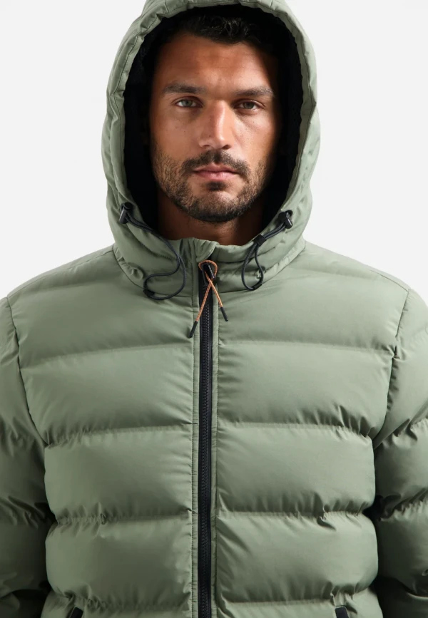ΜΠΟΥΦΑΝ SHORT FIT SEALED HOODED PADDED