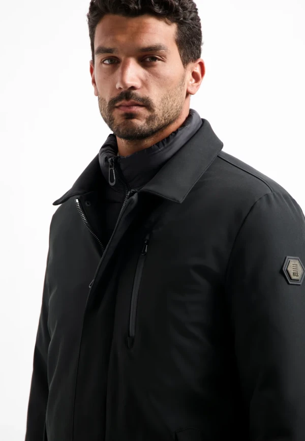 ΜΠΟΥΦΑΝ ΠΑΡΚΑ WATER REPPELANT+WINDPROOF STAND-UP COLLAR SUPERIOR COMFORT (NOX)
