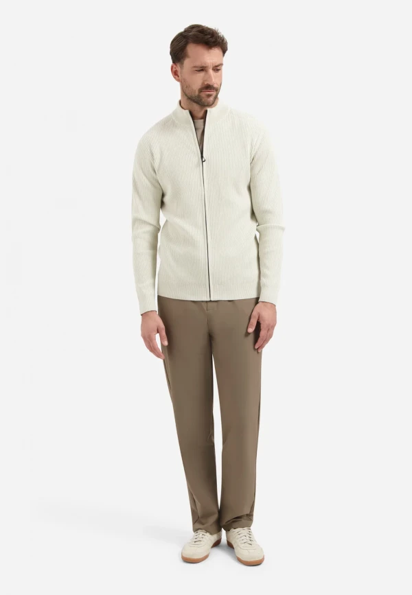 ΠΛΕΚΤΗ ΖΑΚΕΤΑ FULL ZIP TUCK STITCH