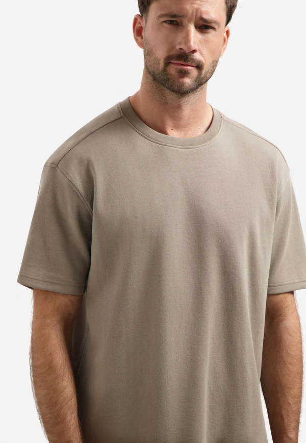 ΜΟΝΟΧΡΩΜΟ Τ-SHIRT HEAVY INTERLOCK