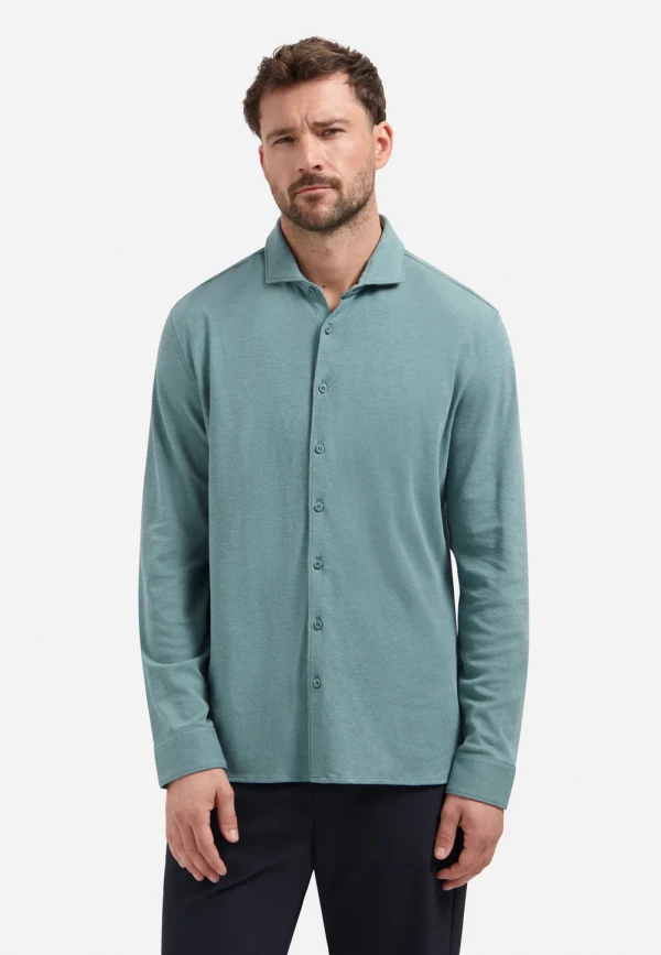 ΜΑΚΡΥΜΑΝΙΚΟ ΠΟΥΚΑΜΙΣΟ JERSEY TWILL