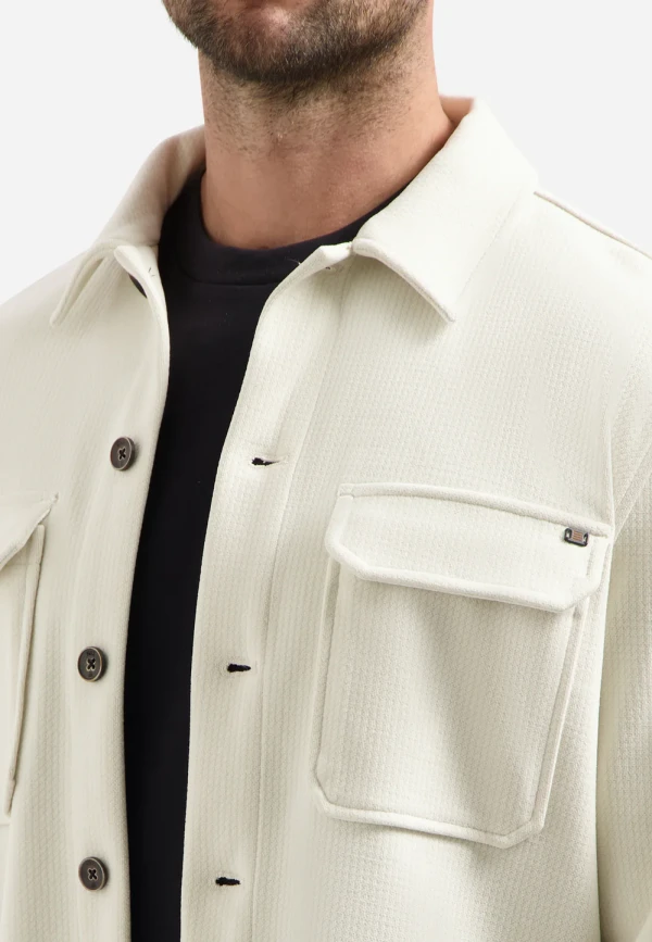 OVERSHIRT BUTTONS RELIEF SWEAT