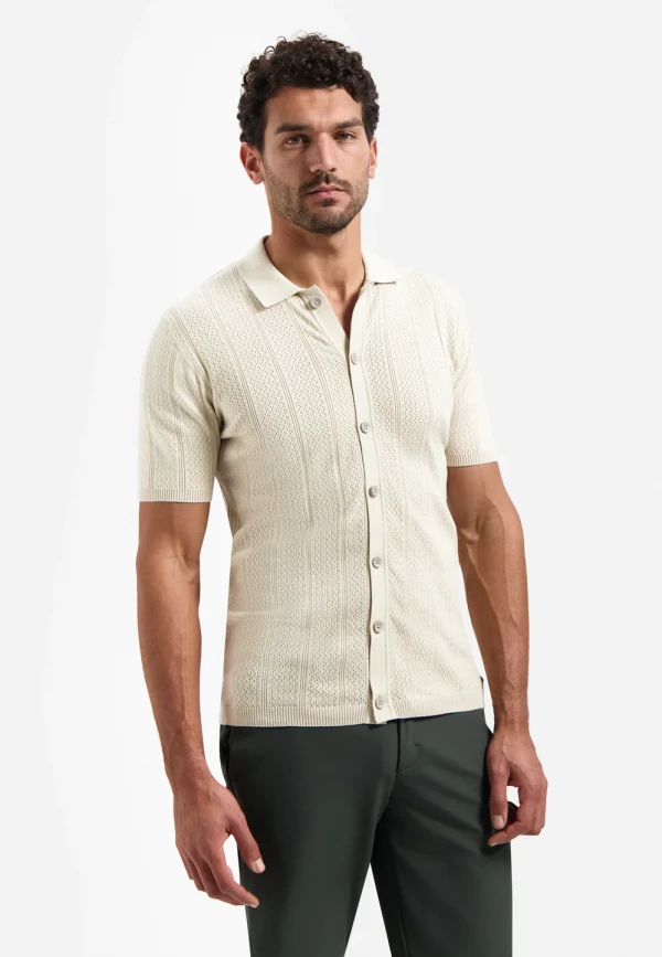 KONTOMANIKO ΠΛΕΚΤΟ POLO FULL BUTTON CLOSURE