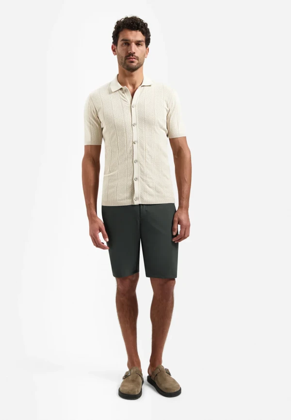 KONTOMANIKO ΠΛΕΚΤΟ POLO FULL BUTTON CLOSURE
