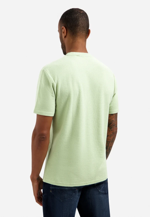 ΜΟΝΟΧΡΩΜΟ T-SHIRT PLAIN JACQUARD
