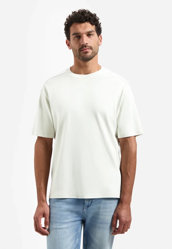 T-SHIRT SOLID HEAVY INTERLOCK