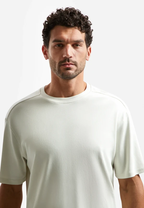 T-SHIRT SOLID HEAVY INTERLOCK