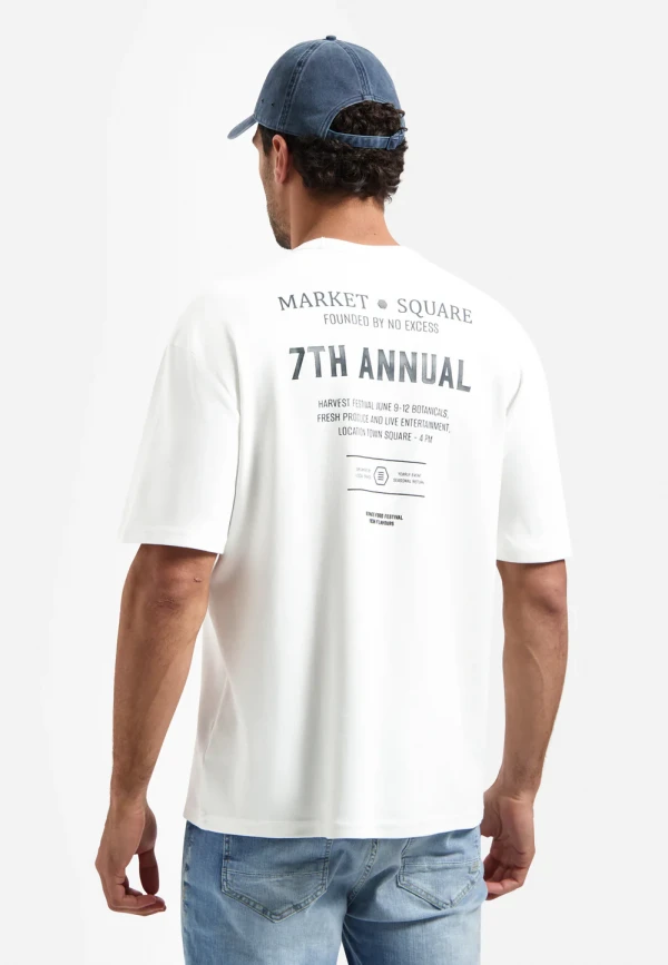 T-SHIRT HEAVY INTERLOCK MARKET SQUARE
